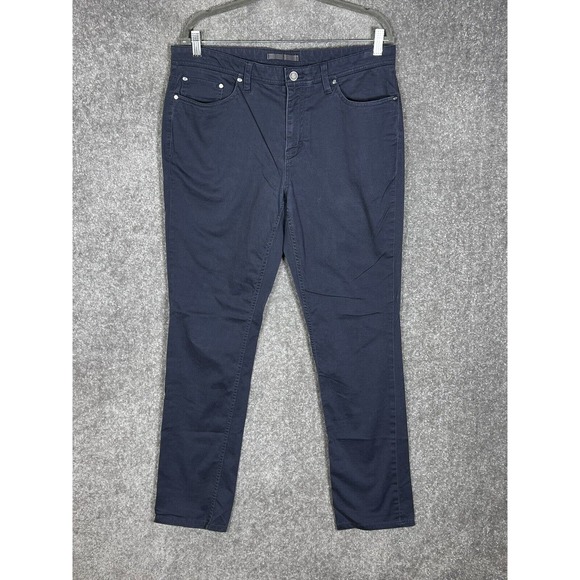 Saks Fifth Avenue Straight Leg Pants Mens Size 34x32 Stretch Blue‎ 5 Pocket - Picture 1 of 10